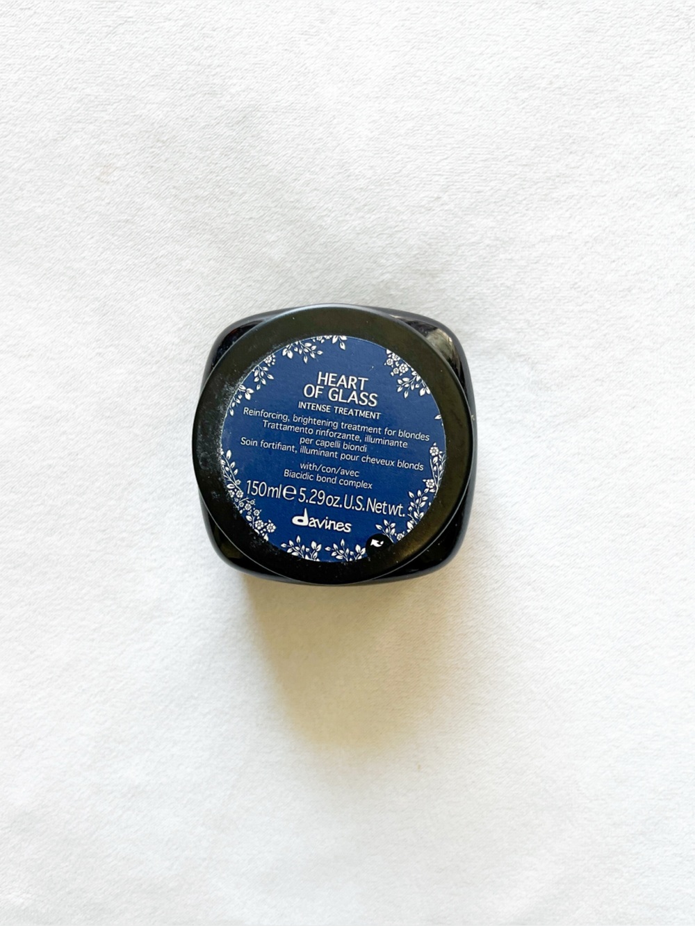 Davines Heart of Glass Intense Treatment - Navy Blue & Black